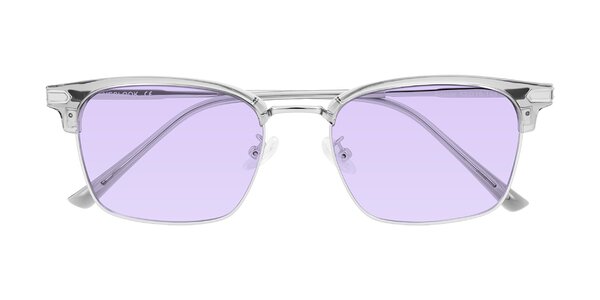 Front of Adsule in Clear Gray/Silver