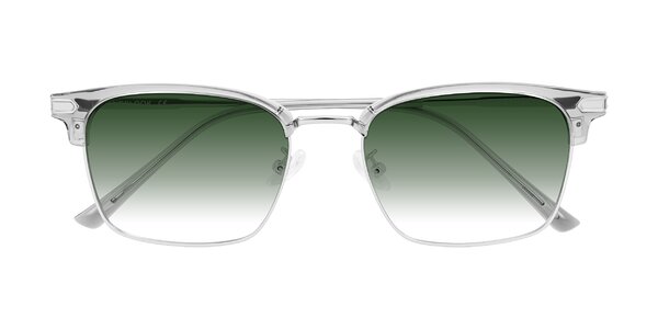 Front of Adsule in Clear Gray/Silver
