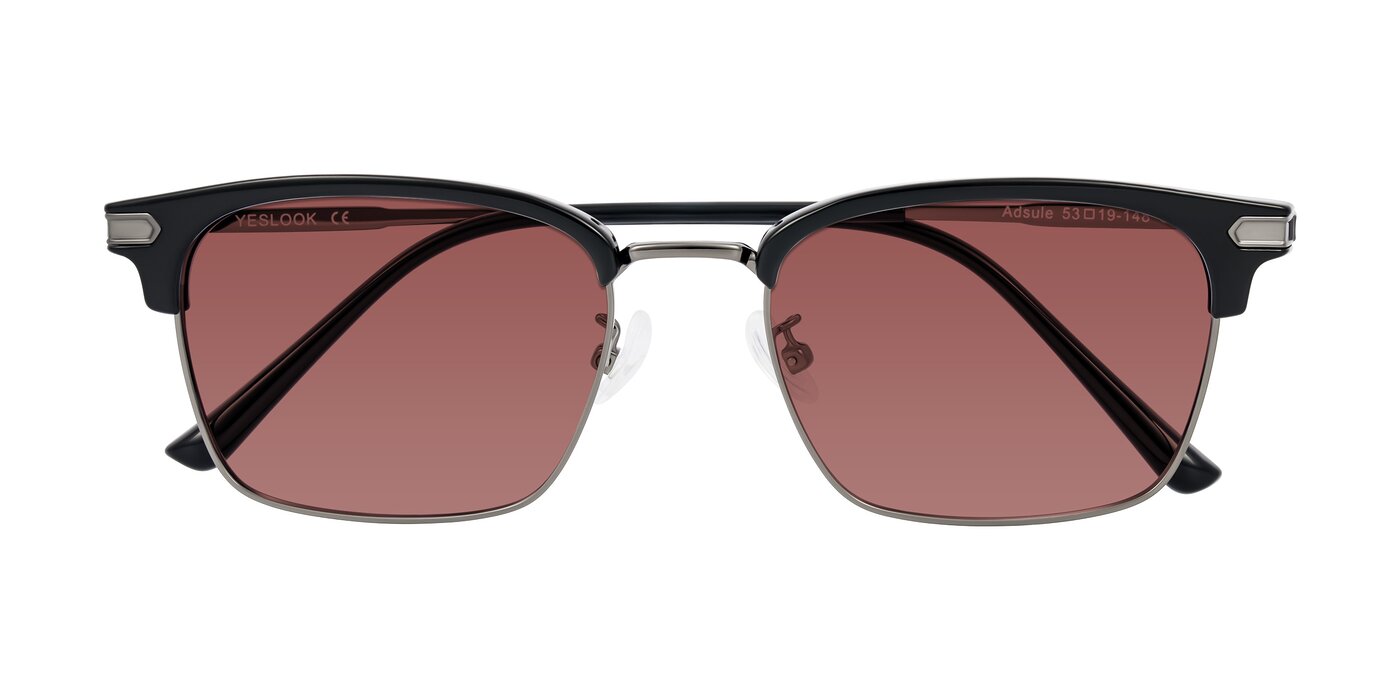 Adsule - Black/Gunmetal Tinted Sunglasses