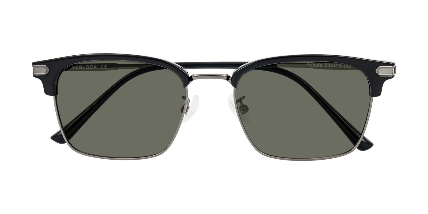 Adsule - Black/Gunmetal Polarized Sunglasses