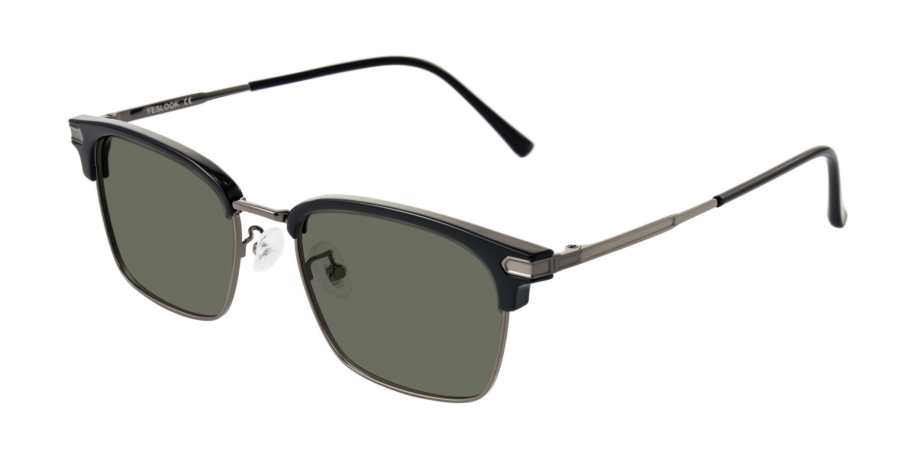 Angle of Adsule in Black/Gunmetal with Gray Polarized Lenses