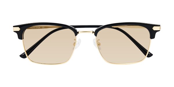Front of Adsule in Black/Gold