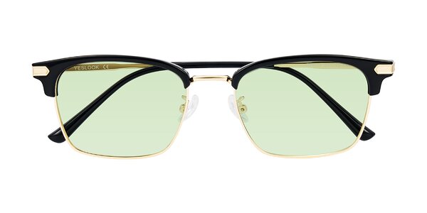 Front of Adsule in Black/Gold