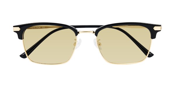 Front of Adsule in Black/Gold