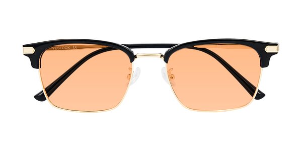 Front of Adsule in Black/Gold