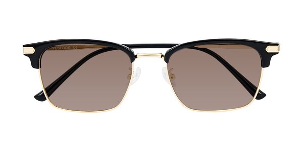 Front of Adsule in Black/Gold