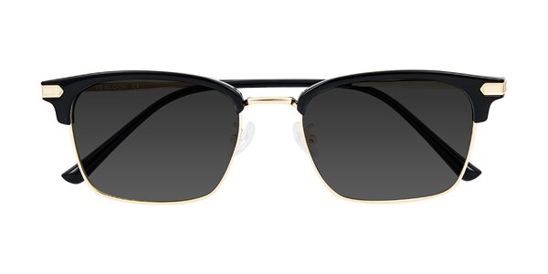 Front of Adsule in Black/Gold
