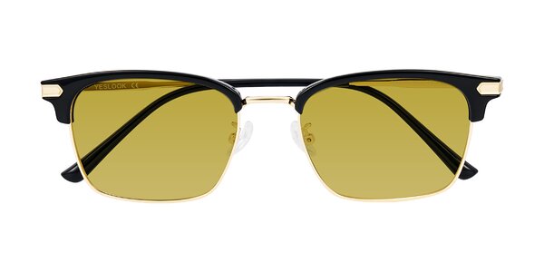 Front of Adsule in Black/Gold
