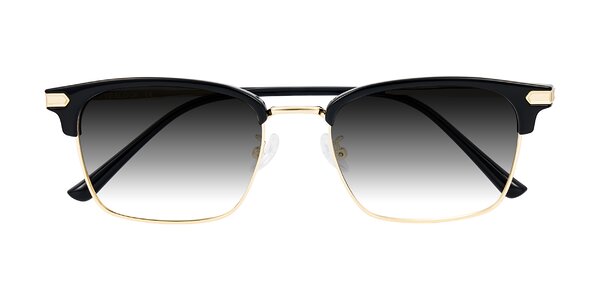Front of Adsule in Black/Gold