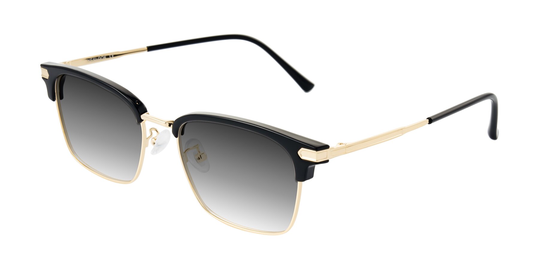Angle of Adsule in Black/Gold with Gray Gradient Lenses