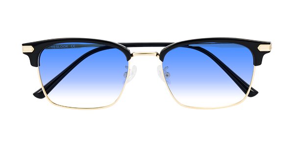 Front of Adsule in Black/Gold