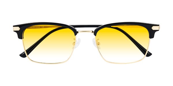 Front of Adsule in Black/Gold