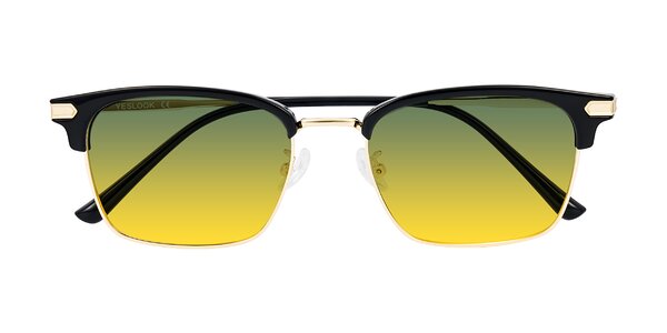 Front of Adsule in Black/Gold