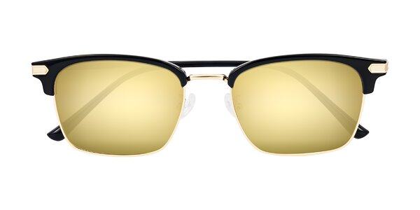 Front of Adsule in Black/Gold