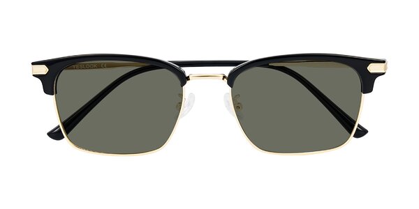 Front of Adsule in Black/Gold
