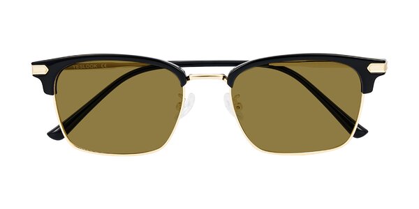 Front of Adsule in Black/Gold