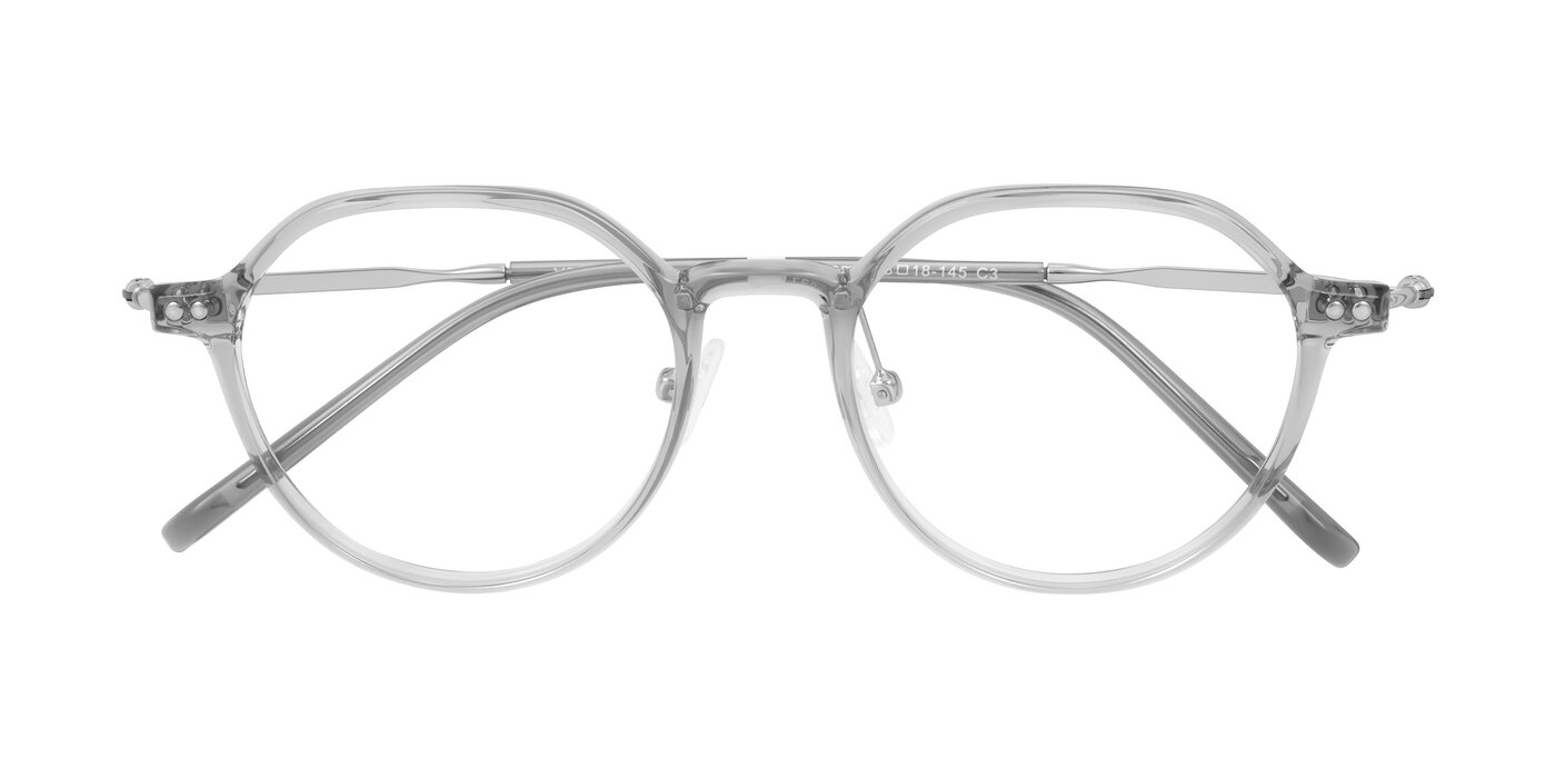 Ledesmo - Transparent Gray Eyeglasses