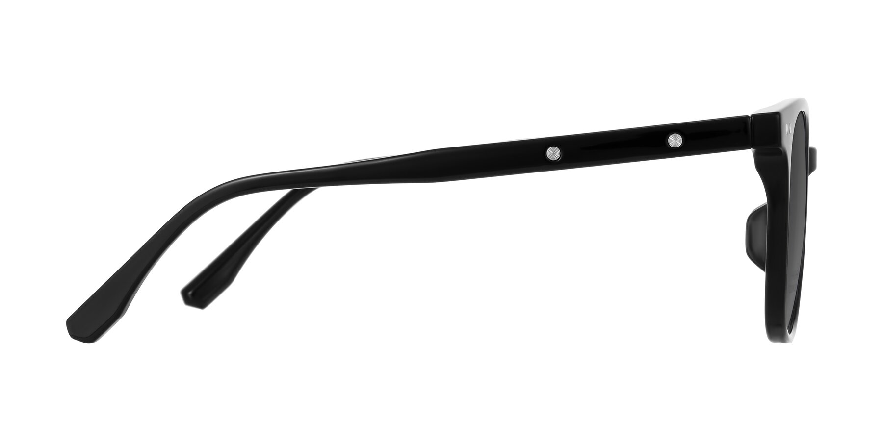 Side of Lozzuri in Black with Medium Gray Tinted Lenses