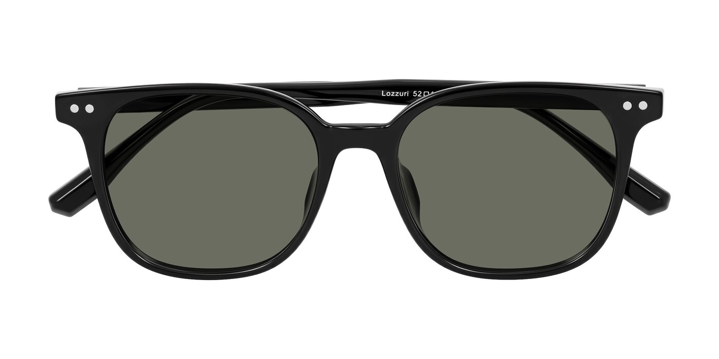 Lozzuri - Black Polarized Sunglasses