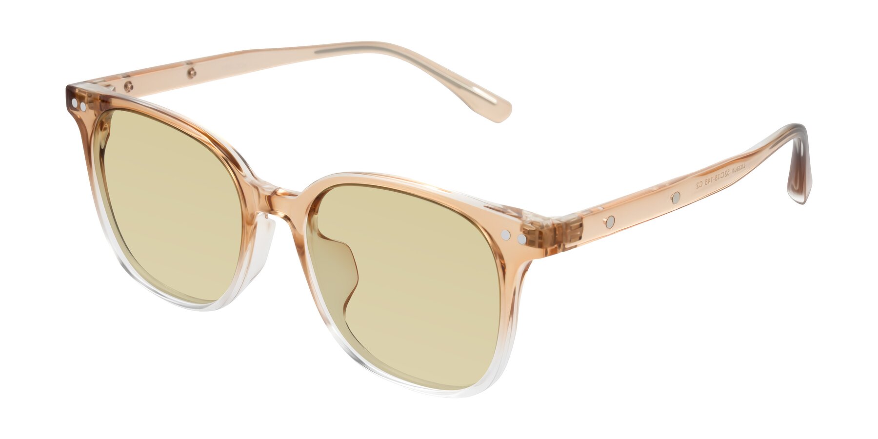Angle of Lozzuri in Gradient Champagne with Light Champagne Tinted Lenses