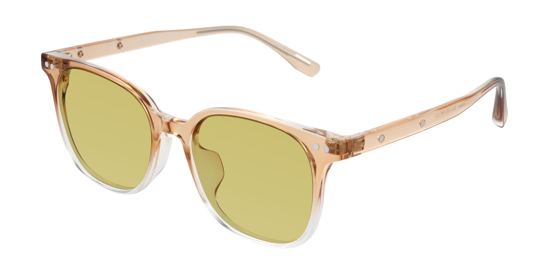 Angle of Lozzuri in Gradient Champagne with Medium Champagne Tinted Lenses