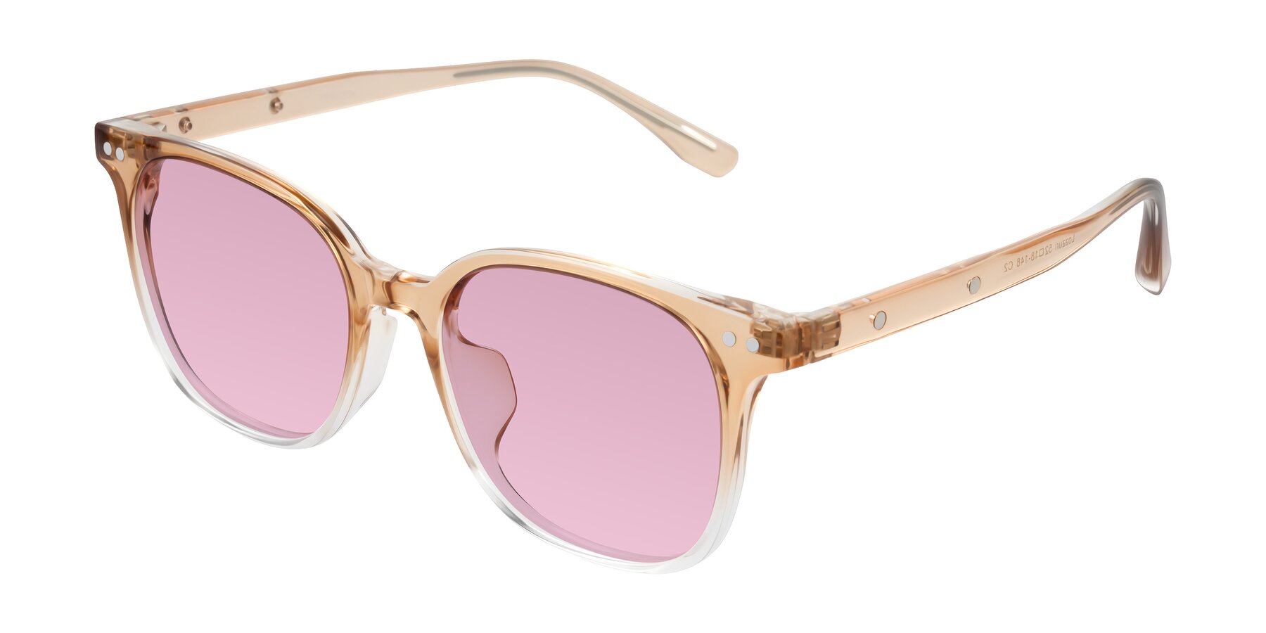 Angle of Lozzuri in Gradient Champagne with Light Wine Tinted Lenses