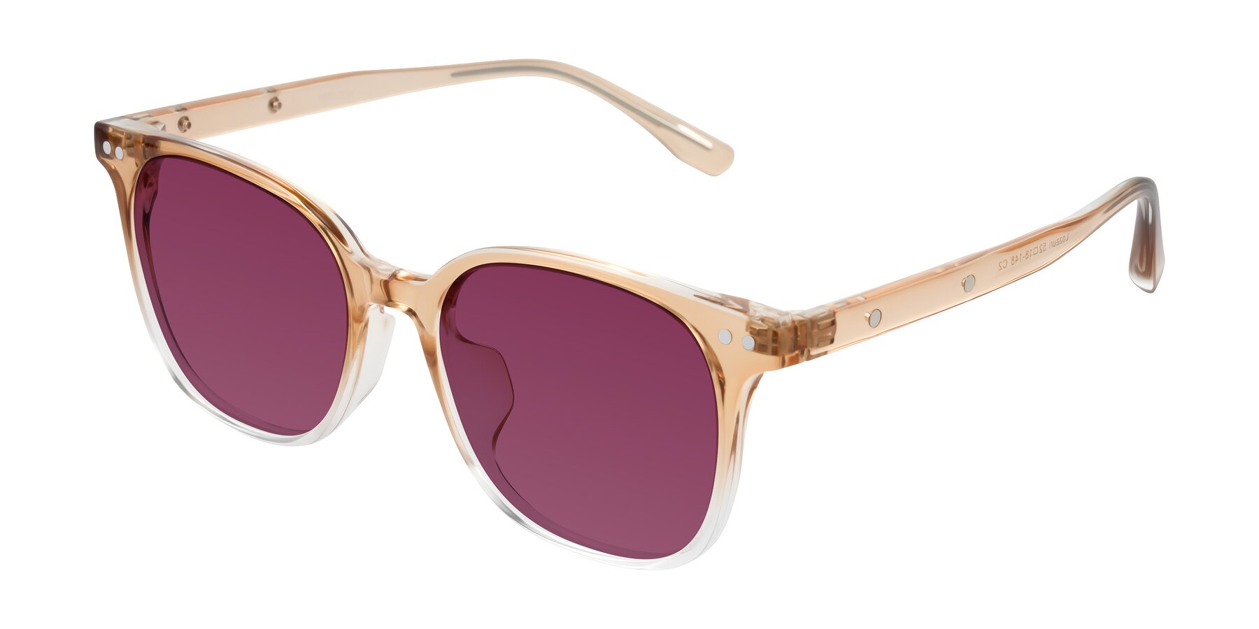 Angle of Lozzuri in Gradient Champagne with Wine Tinted Lenses