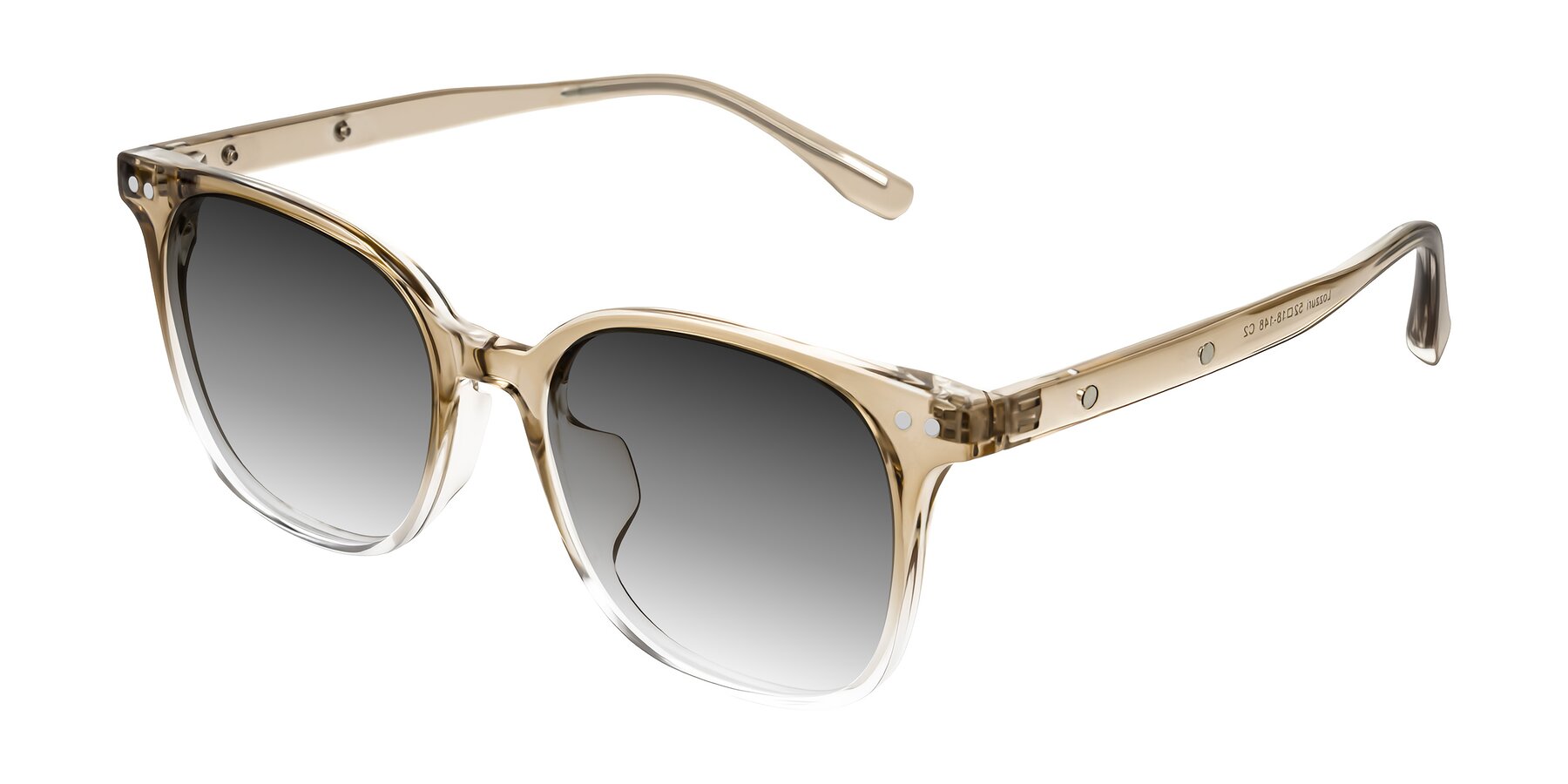 Angle of Lozzuri in Gradient Champagne with Gray Gradient Lenses