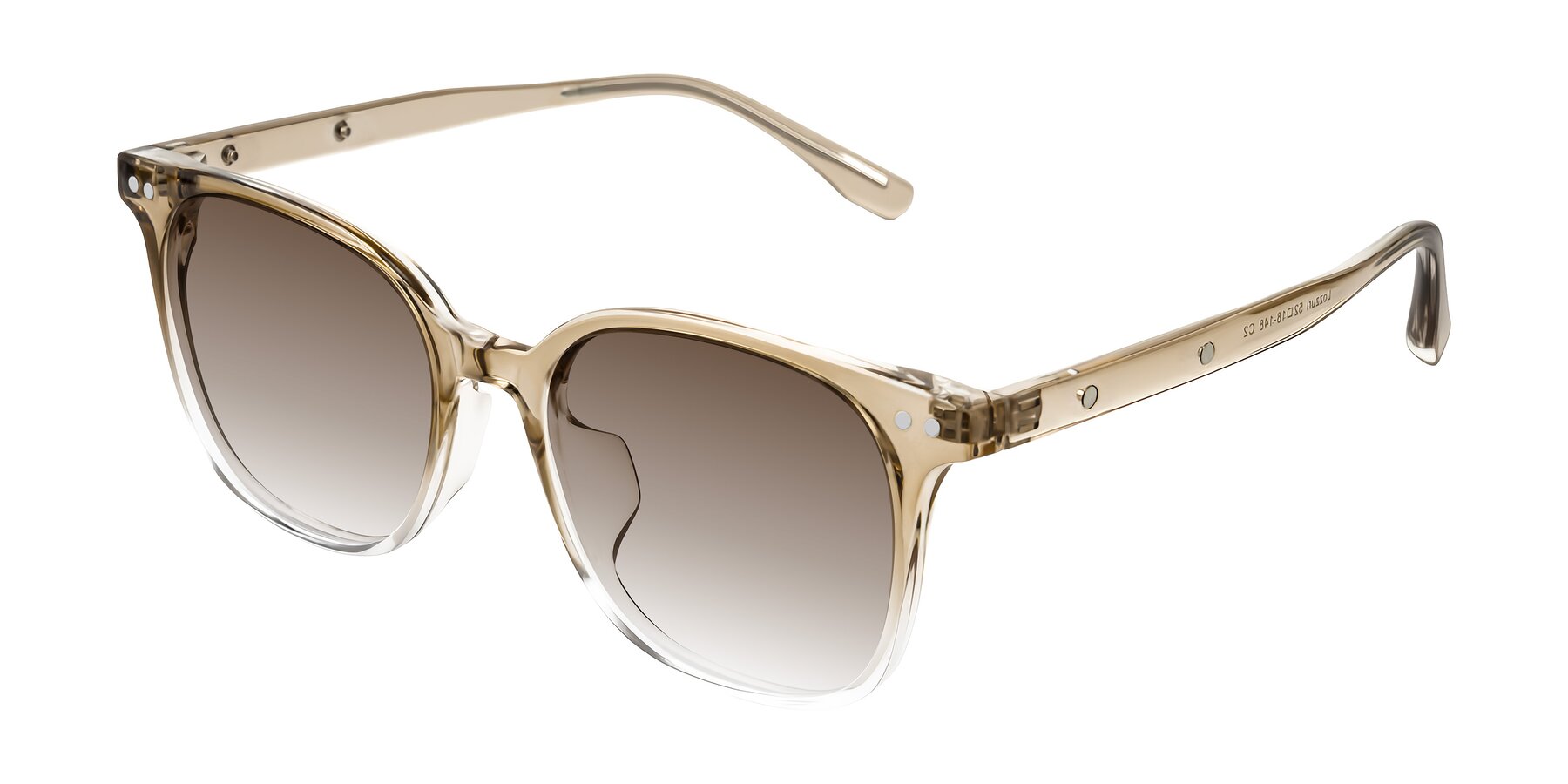 Angle of Lozzuri in Gradient Champagne with Brown Gradient Lenses