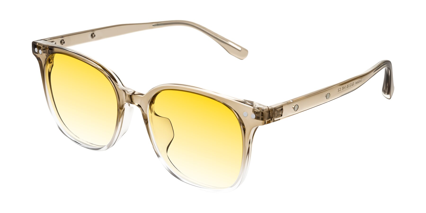 Angle of Lozzuri in Gradient Champagne with Yellow Gradient Lenses