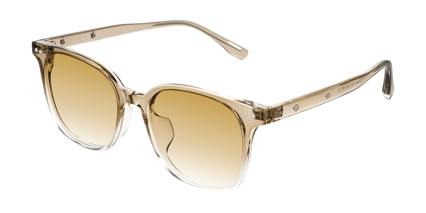 Angle of Lozzuri in Gradient Champagne with Champagne Gradient Lenses
