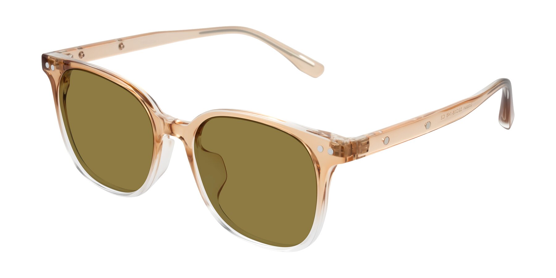 Angle of Lozzuri in Gradient Champagne with Brown Polarized Lenses