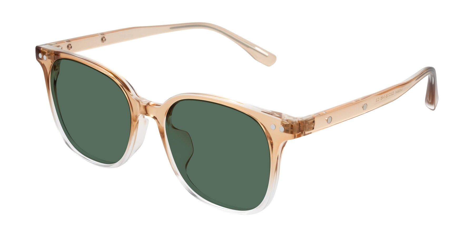 Angle of Lozzuri in Gradient Champagne with Green Polarized Lenses