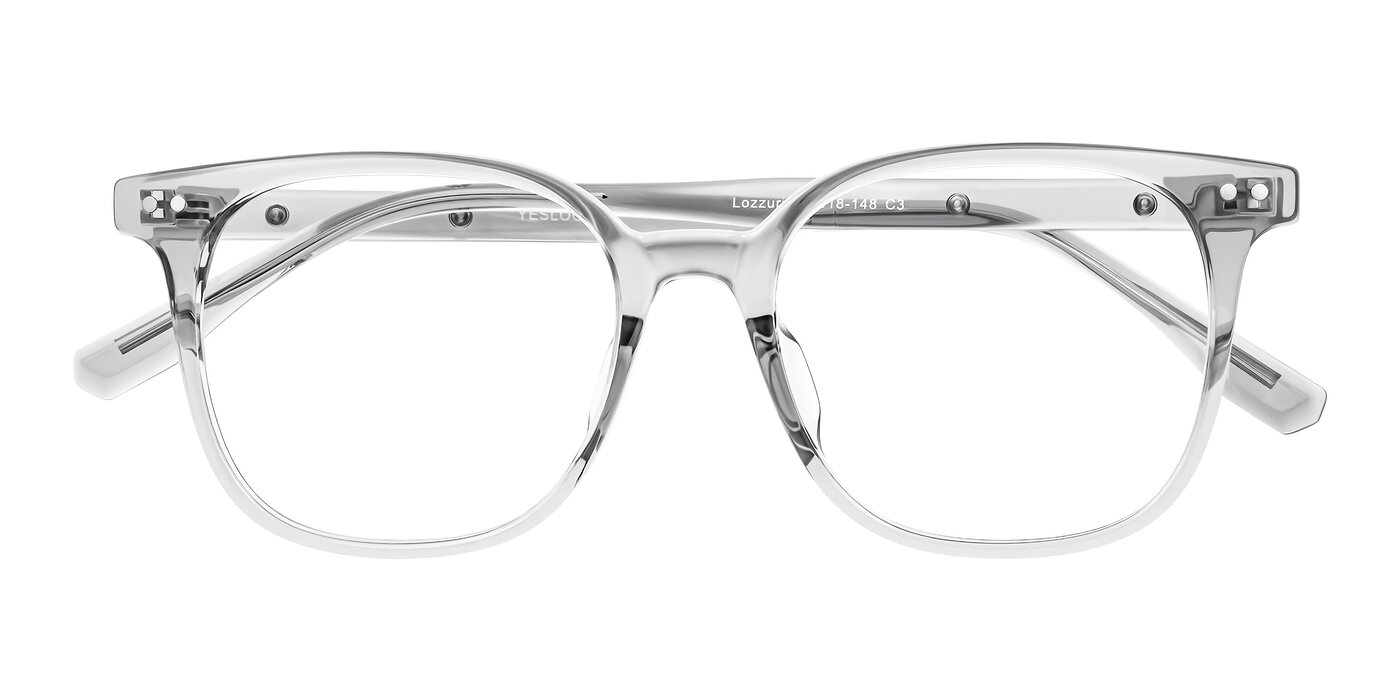 Lozzuri - Transparent Gray Eyeglasses