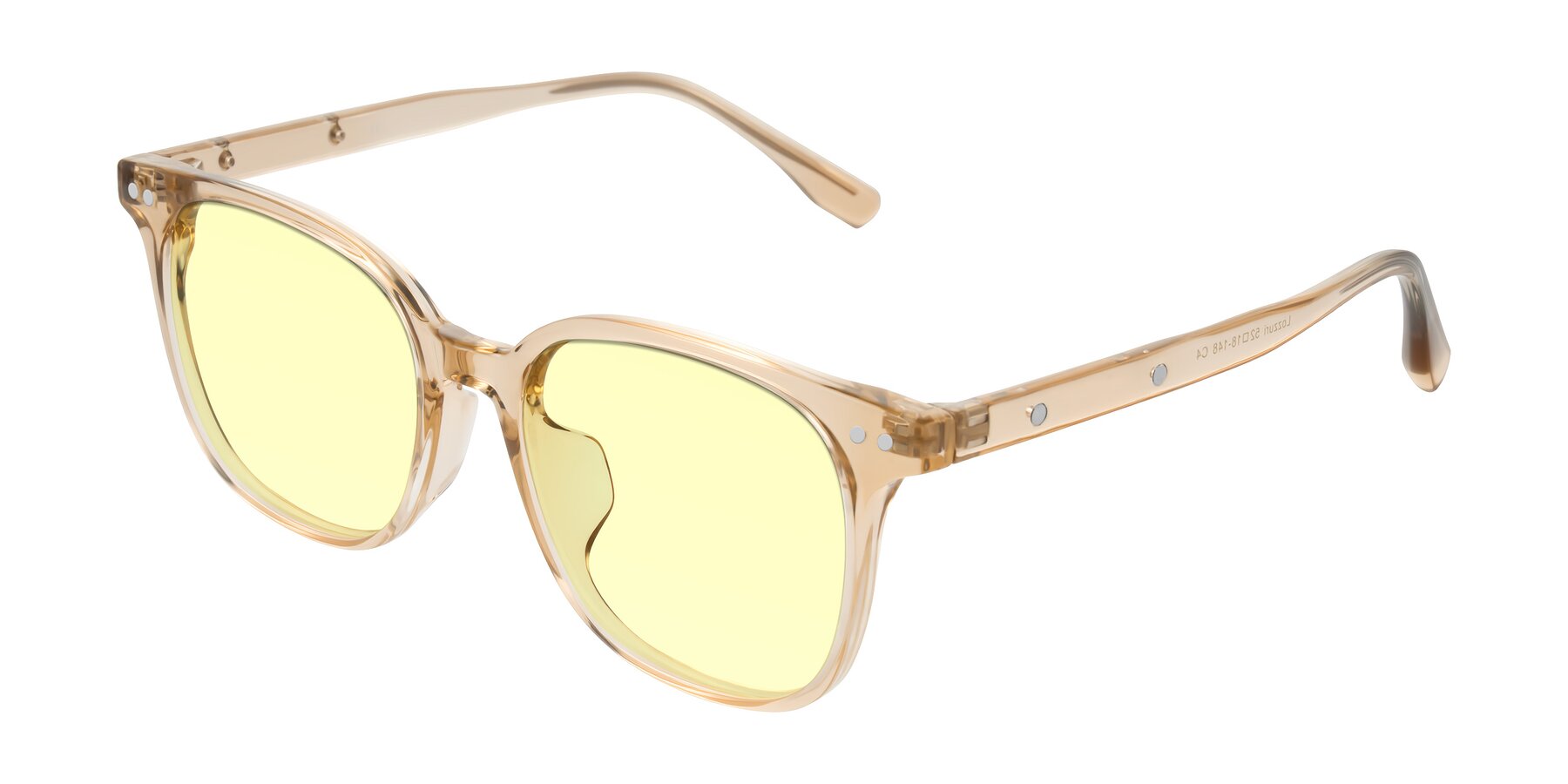 Angle of Lozzuri in Transparent Champagne with Light Yellow Tinted Lenses
