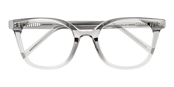 Front of Jeromme in Transparent Gray