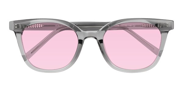 Front of Jeromme in Transparent Gray