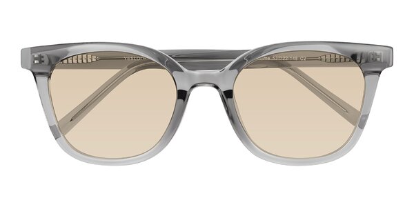 Front of Jeromme in Transparent Gray