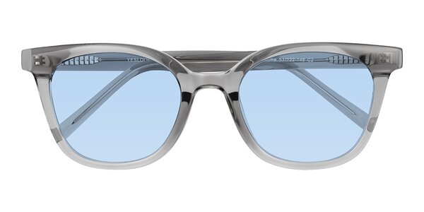 Front of Jeromme in Transparent Gray