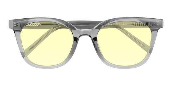 Front of Jeromme in Transparent Gray