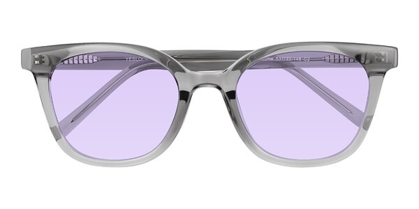 Front of Jeromme in Transparent Gray