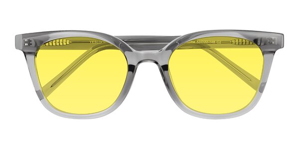 Front of Jeromme in Transparent Gray