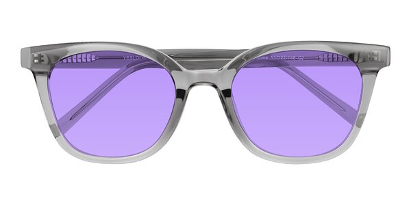 Front of Jeromme in Transparent Gray