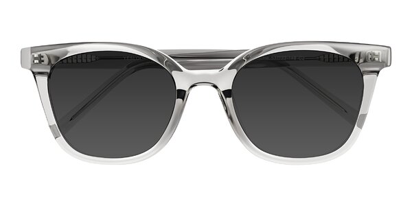 Front of Jeromme in Transparent Gray