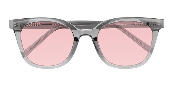 Front of Jeromme in Transparent Gray