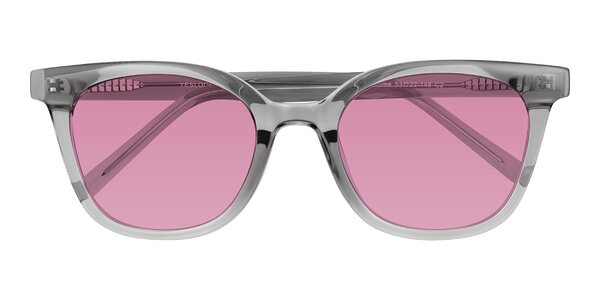 Front of Jeromme in Transparent Gray