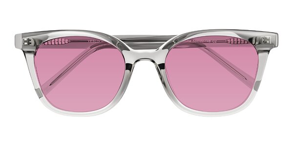 Front of Jeromme in Transparent Gray