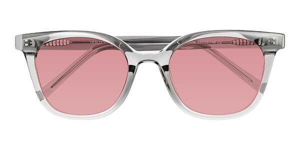 Front of Jeromme in Transparent Gray