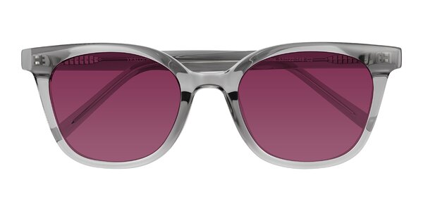 Front of Jeromme in Transparent Gray