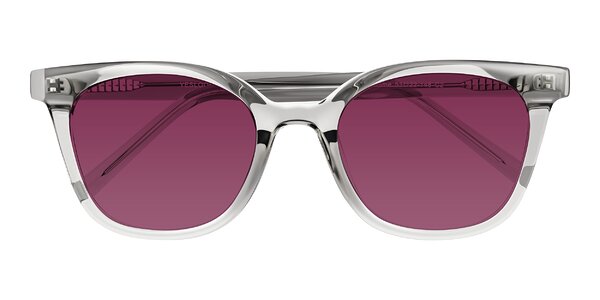 Front of Jeromme in Transparent Gray